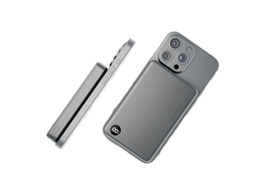 Внешний аккумулятор OLMIO QM-16 10000mAh Серебристый (44475)